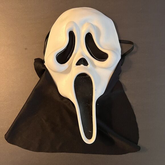 Vintage Scream Ghost Face Mask Easter Unlimited Inc. MK Made In China - Picture 2 of 8